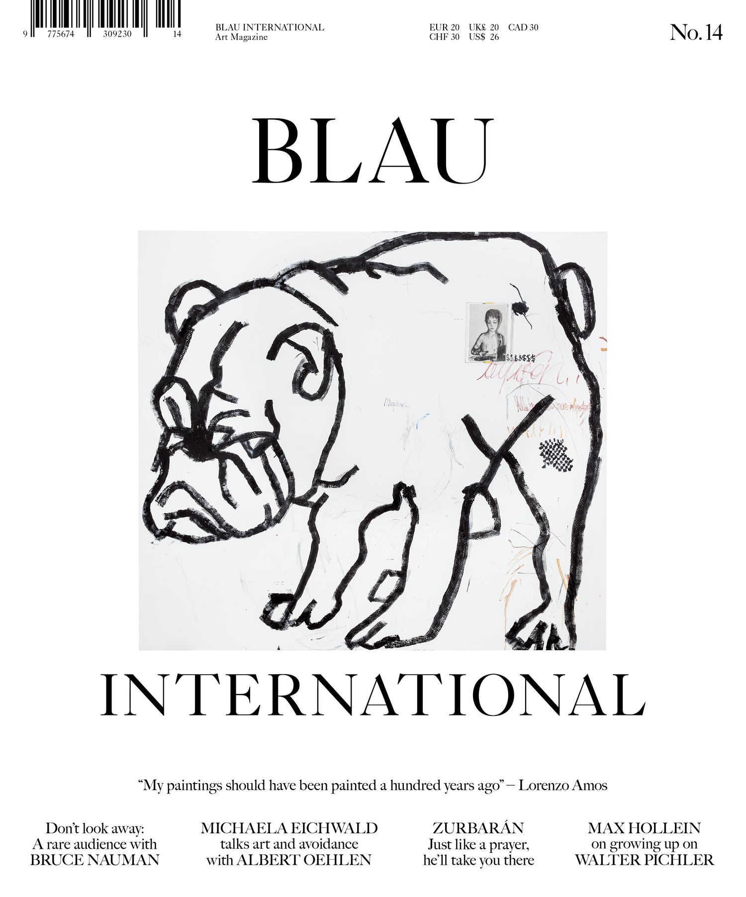 Pre-sale Blau International No. 14 – Lorenzo Amos Cover