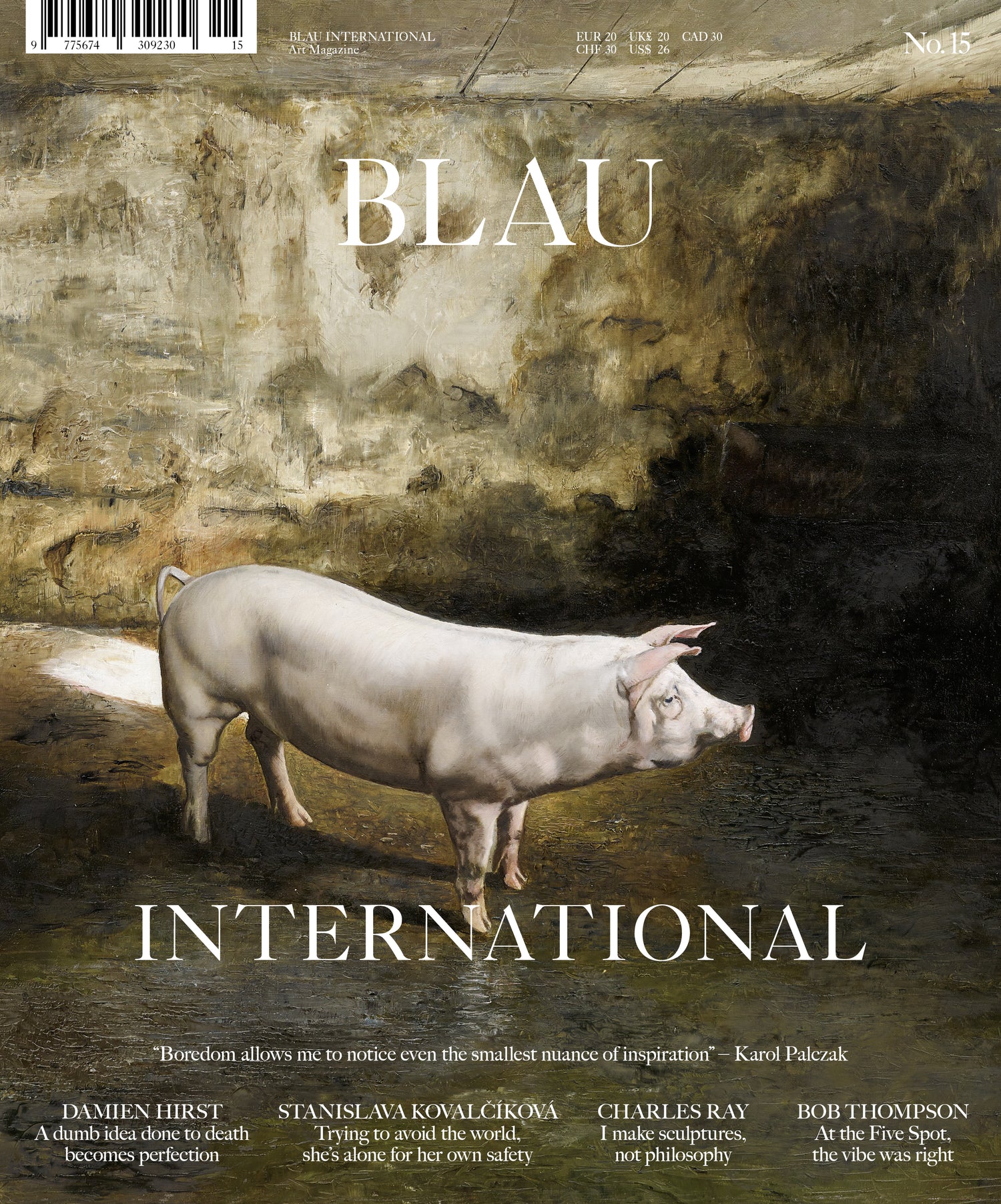 Blau International No. 15 – Karol Palczak Cover