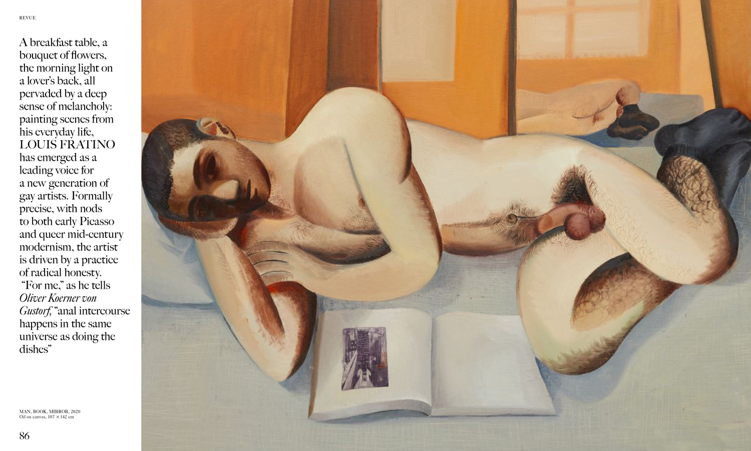 Blau International No. 6 – Louis Fratino Cover