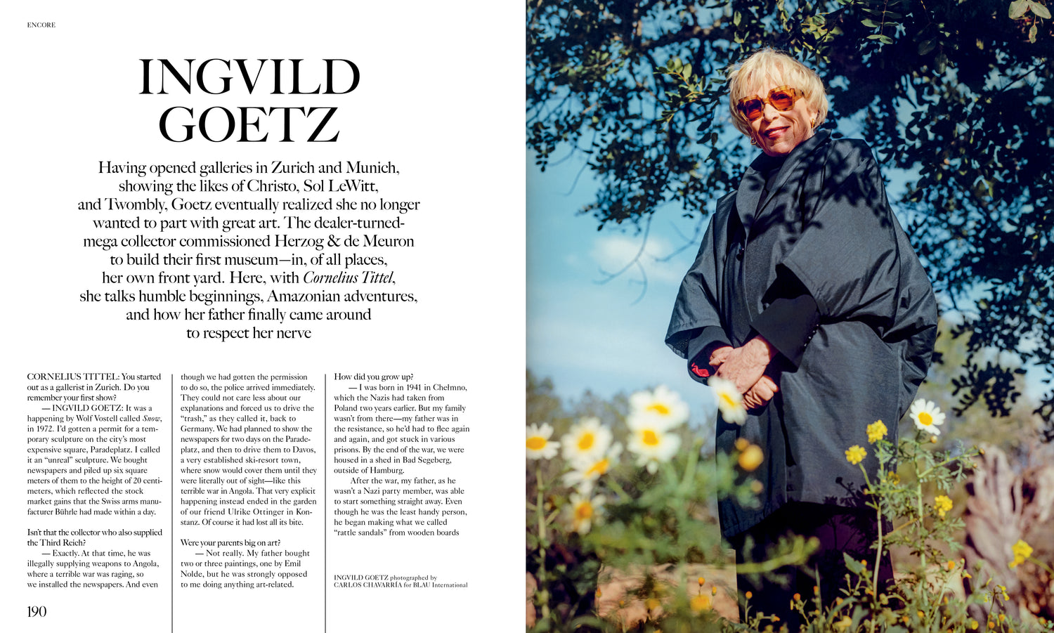 Blau International No. 12 – Guglielmo Castelli Cover