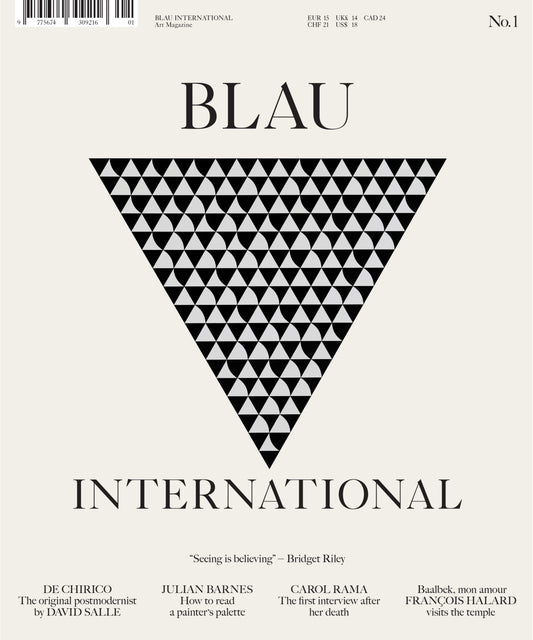 Blau International No. 1 – Bridget Riley Cover