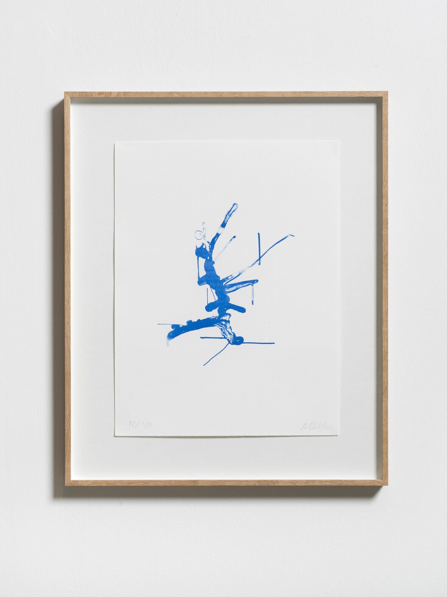 Blau International Edition by Albert Oehlen